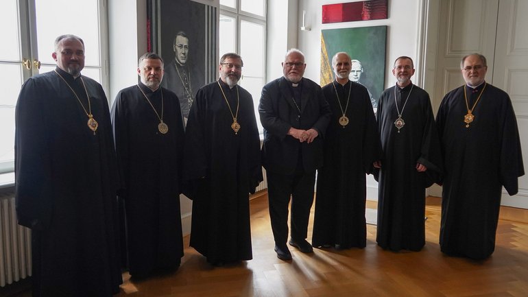 Глава УГКЦ подякував кардиналу Марксу за допомогу українцям в Німеччині - фото 1