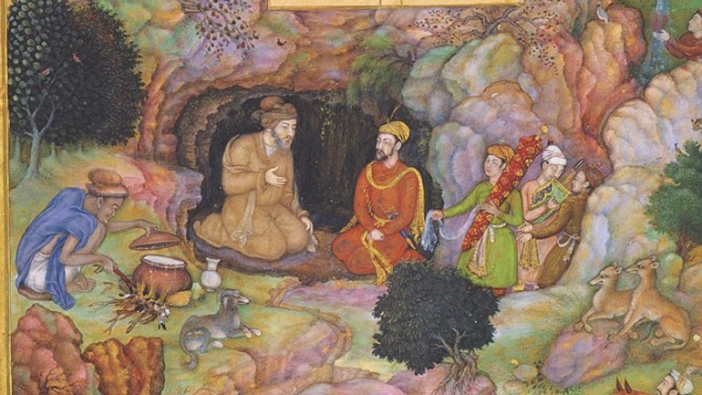 Amir Khusrau Dihlavi. Олександр зустрічає індійських мудреців.  - фото 1
