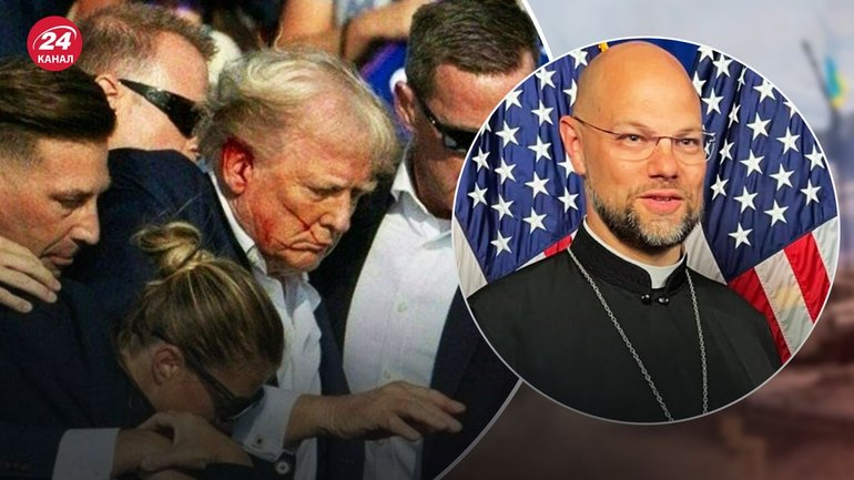 Ukrainian priest opened Trump’s campaign rally and prayed for him during assassination attempt - фото 1