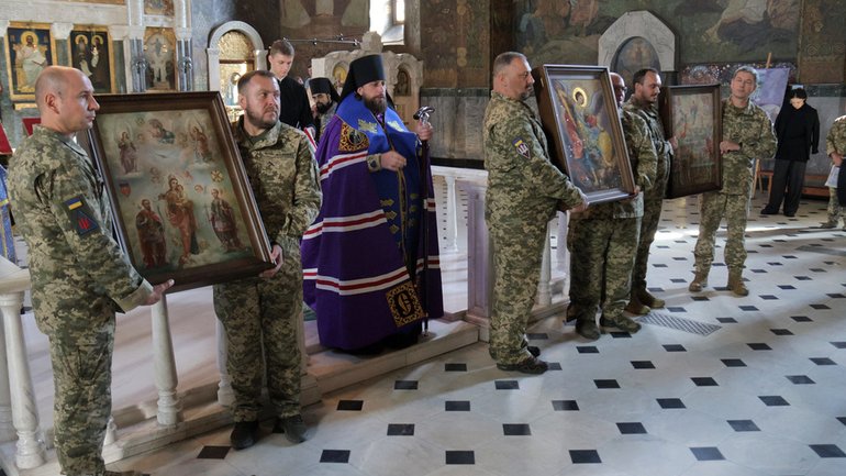 У Києво-Печерській лаврі презентували проект створення української військової ікони - фото 1