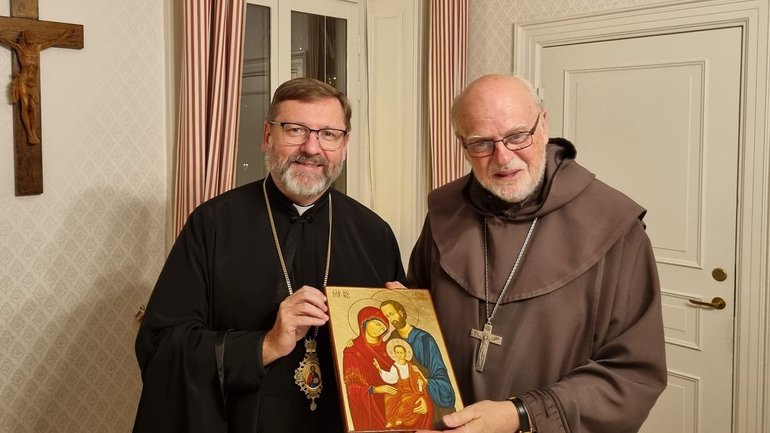 The Head of the UGCC and the Archbishop of Stockholm discussed the development of spiritual care for Ukrainians in Sweden - фото 1