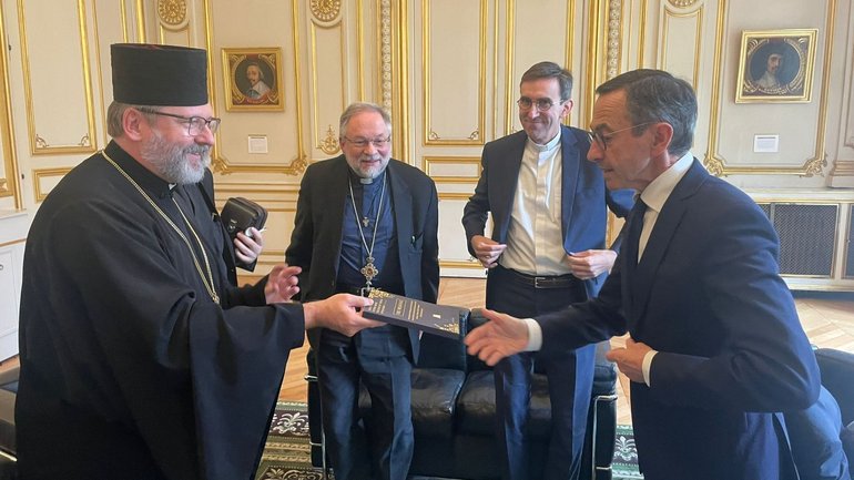 UGCC Patriarch met with the Minister of the Interior of France - фото 1