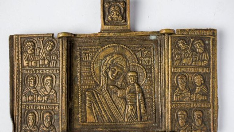 Triptych icon, 18th century. - фото 1