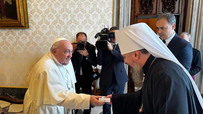 The Head of the OCU meets with Pope Francis - фото 1