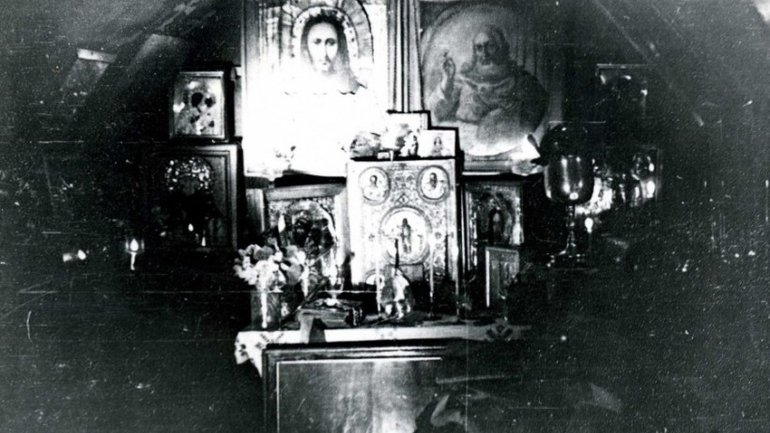 Престол таємного підземного храму ІПЦ, м. Чугуїв Харківської обл., 1950 р. - фото 1
