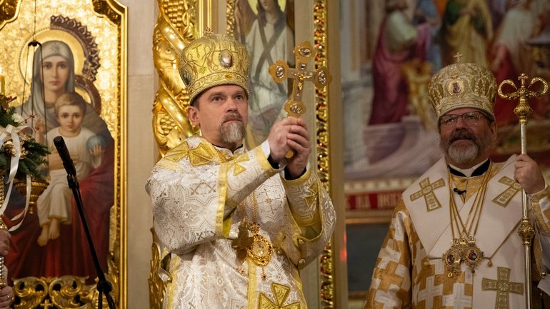 Глава УГКЦ привітав владику Теодора Мартинюка з 25-річчям священства - фото 1