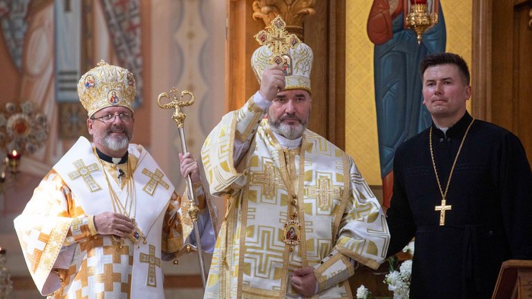 Патріарх УГКЦ привітав єпископа Коломийського Василя Івасюка з 65-річчям - фото 1