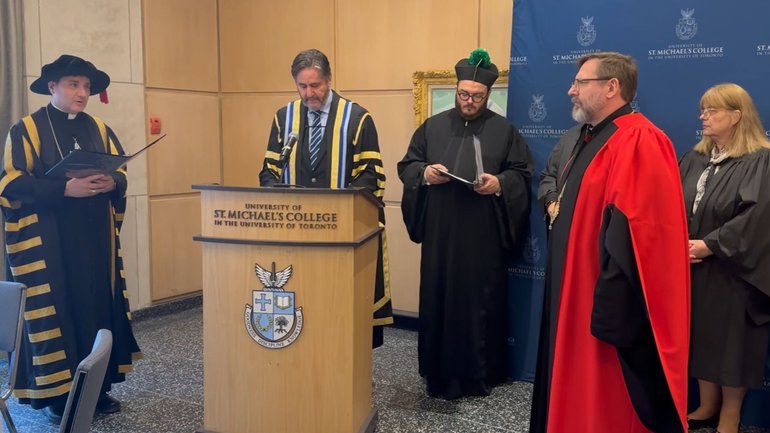 Head of UGCC receives an honorary doctoral degree from St. Michael's College in Toronto - фото 1