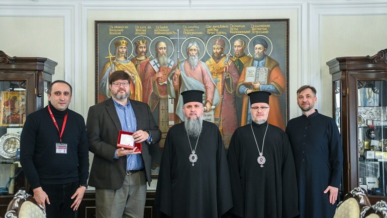 Предстоятель ПЦУ зустрівся з представниками міжнародної православної благодійної організації IOCC - фото 1