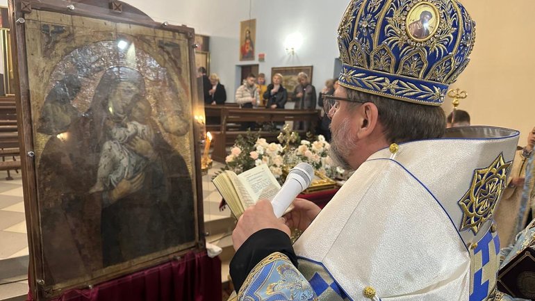 Глава УГКЦ та екзарх Луцький вшанували віднайдену ікону XVI століття - фото 1