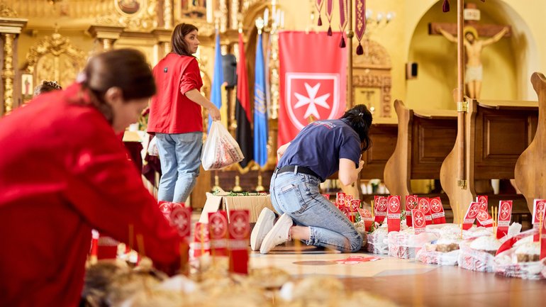 До Великодня Мальтійська служба допомоги організувала акцію підтримки для потребуючих - фото 1