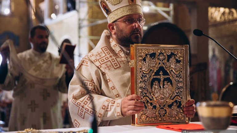 Глава УГКЦ привітав єпископа Івана Кулика із 20-річчям священства - фото 1