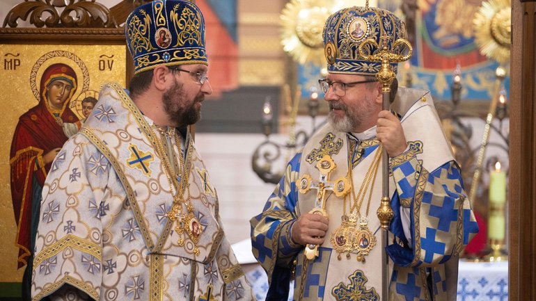 Глава УГКЦ привітав екзарха Донецького з 45-річчям - фото 1