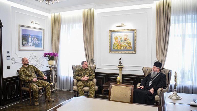 Предстоятель ПЦУ зустрівся з командувачем Національної гвардії України - фото 1