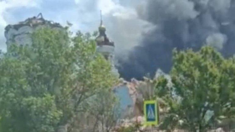 Росіяни розбомбили храм УПЦ МП на Донеччині - фото 1