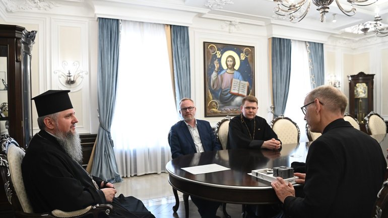 Предстоятель ПЦУ провів зустріч із представниками Лютеранської Церкви Данії - фото 1