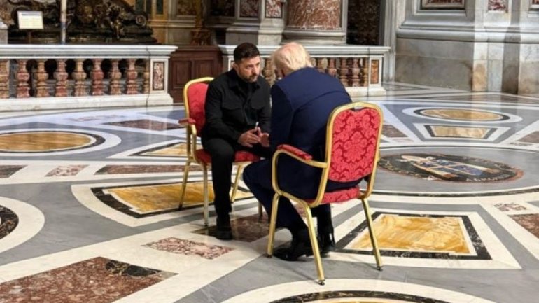 Zelensky: 15 minutes in the Vatican were more impactful than the meeting in the Oval Office - фото 1