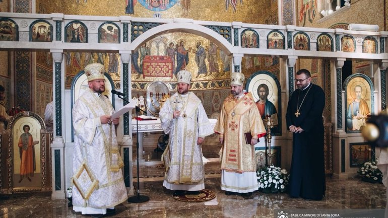Глава УГКЦ привітав президента Релігійного товариства «Свята Софія» з 45-річчям - фото 1