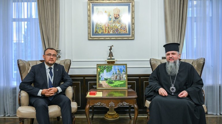 Предстоятель ПЦУ зустрівся з послом України в Польщі - фото 1