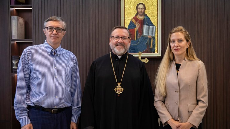 «Церква є поруч у вашій дипломатичній місії», — Глава УГКЦ зустрівся з новим послом України у Швеції - фото 1