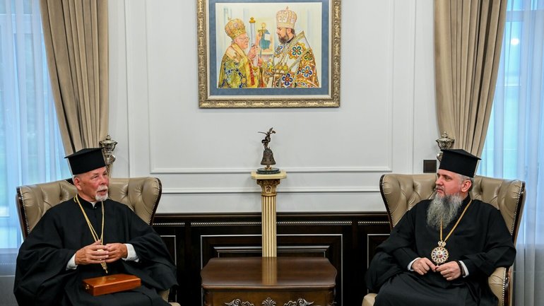 Митрополит Епіфаній зустрівся з екзархом Вселенського Патріархату в Литві - фото 1