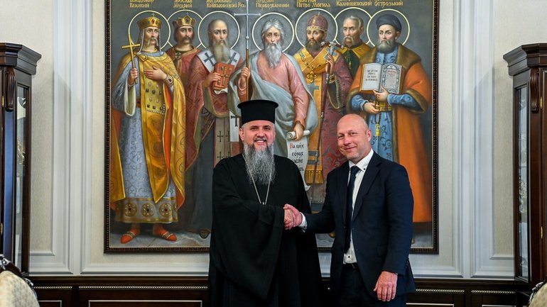 Metropolitan Epifaniy meets with President of International Religious Freedom or Belief Alliance - фото 1