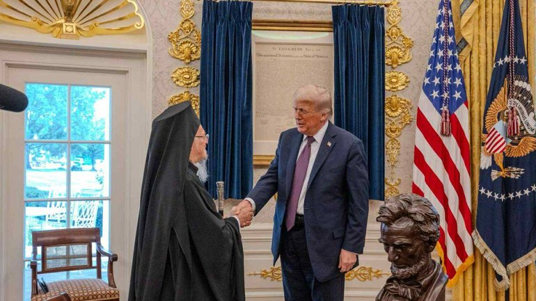 Patriarch Bartholomew thanks Trump for his efforts to establish peace in Ukraine - фото 1
