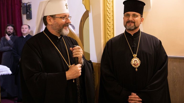 Глава УГКЦ привітав владику Михайла Бубнія з 55-річчям - фото 1