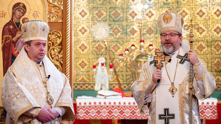 Глава УГКЦ привітав владику Андрія Рабія із ювілеєм - фото 1