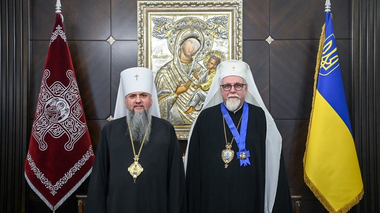 OCU Primate expresses gratitude to Archbishop Elia of Helsinki for supporting Ukraine - фото 1