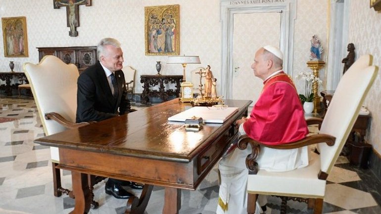 Pope Leo XIV and Lithuanian President discuss situation in Ukraine and peace efforts - фото 1