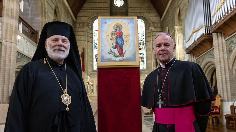 Ukrainian icon solemnly blessed and heralded as a sign of peace - фото 1