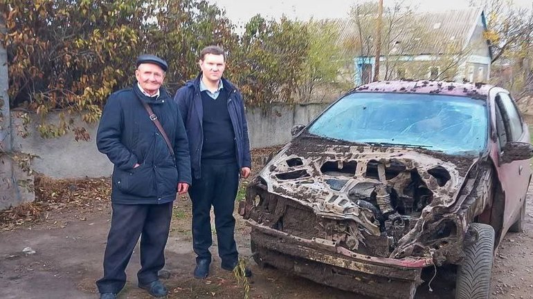Російський дрон вразив автомобіль баптистських служителів - фото 1