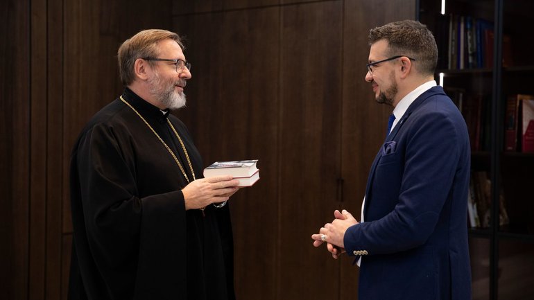 Глава УГКЦ зустрівся з очільником Українського інституту національної пам’яті Олександром Алфьоровим - фото 1