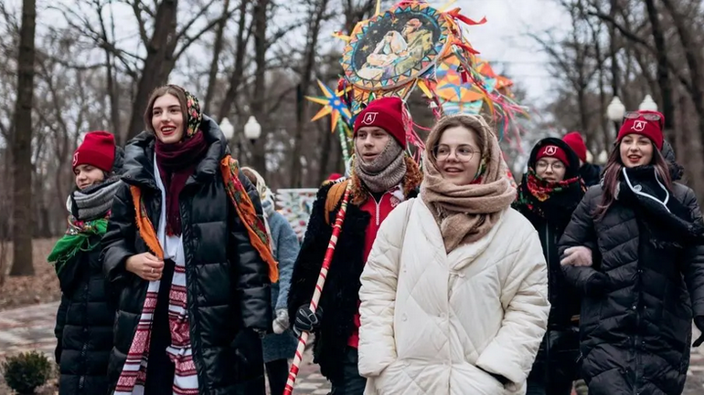 Вертепна хода у Мелітополі, січень 2022 р. - фото 1