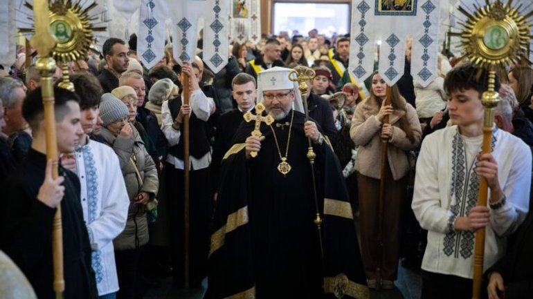 Напередодні Різдва Христового Глава УГКЦ відвідав Львів і звершив Літургію - фото 1