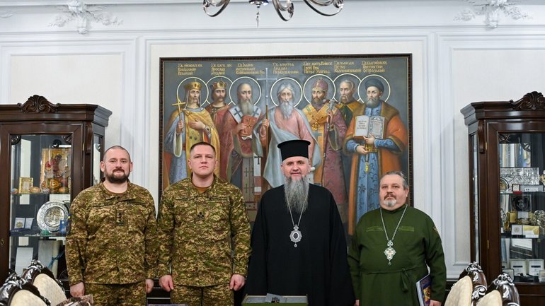 Митрополит Епіфаній з командувачем Національної гвардії України обговорили питання військового капеланства - фото 1
