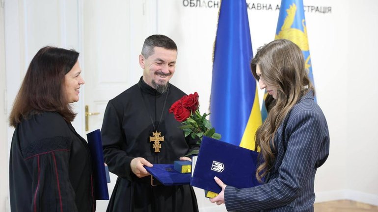 Єромонаху Унівської лаври УГКЦ вручили президентську відзнаку «Золоте серце» - фото 1