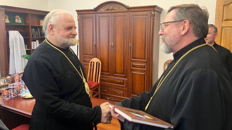 Блаженніший Святослав зустрівся з митрополитом ПЦУ Іоаном у Черкасах - фото 1