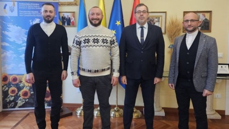 Ambassador to the Holy See and priests of UGCC in Italy discuss support for Ukrainian communities - фото 1