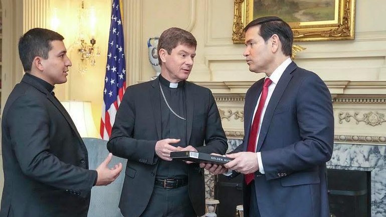 Marco Rubio meets with Ukrainian Christian delegation - фото 1