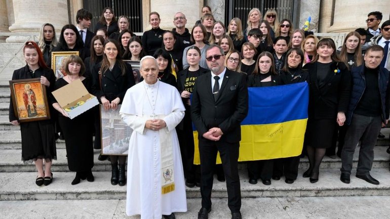 Родичі українських полонених і пропалих безвісті зустрілися з Папою - фото 1