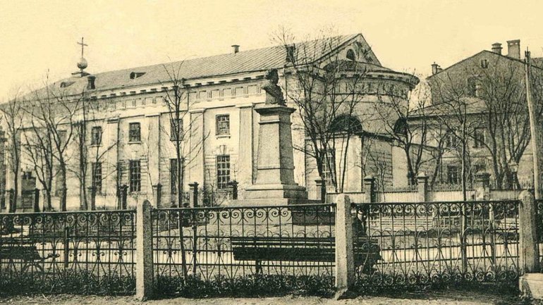 Стара лютеранська кірха в Харкові. Листівка початку ХХ ст.  - фото 1