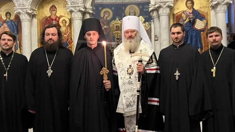 Підсудний митрополит Павло (Лебідь) здійснив постриг нового монаха Києво-Печерської лаври - фото 1