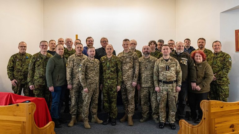 Ukrainian military chaplains share their experiences of wartime ministry with Estonian counterparts - фото 1