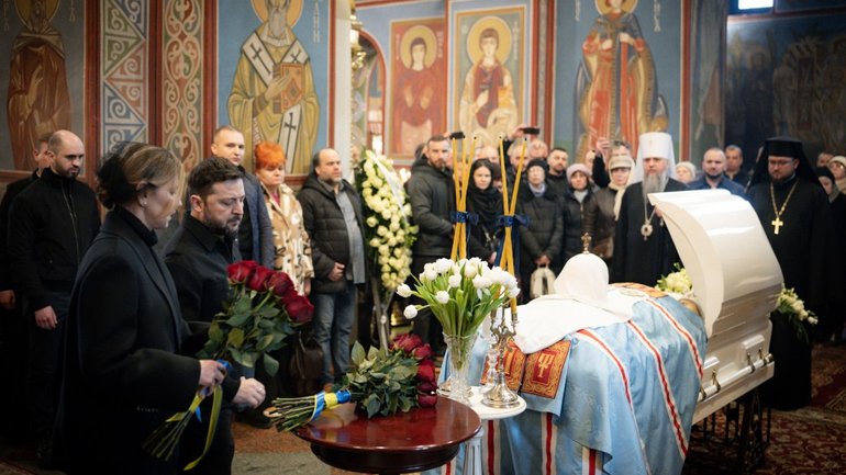 Президент взяв участь у церемонії прощання з Патріархом Філаретом - фото 1