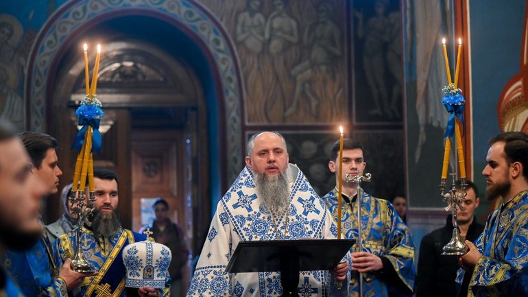 Предстоятель ПЦУ відправив акафіст до Богородиці в Софії Київській - фото 1