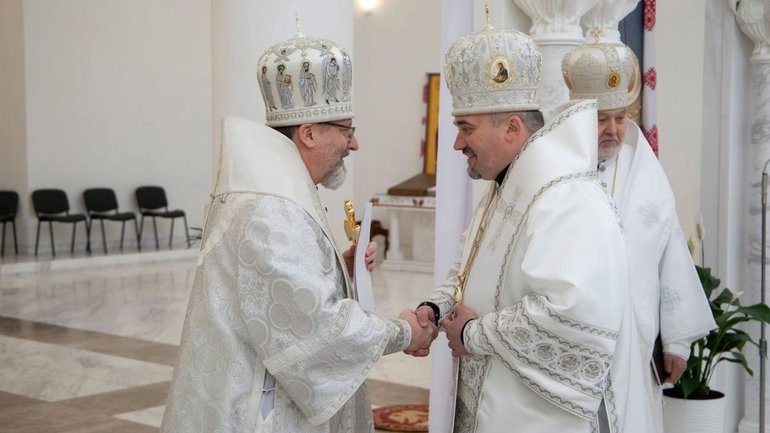 Глава УГКЦ привітав владику Андрія Хім’яка з 45-річчям - фото 1