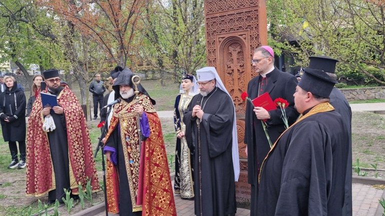 Глава УГКЦ взяв участь у вшануванні жертв геноциду вірмен у Києві - фото 1