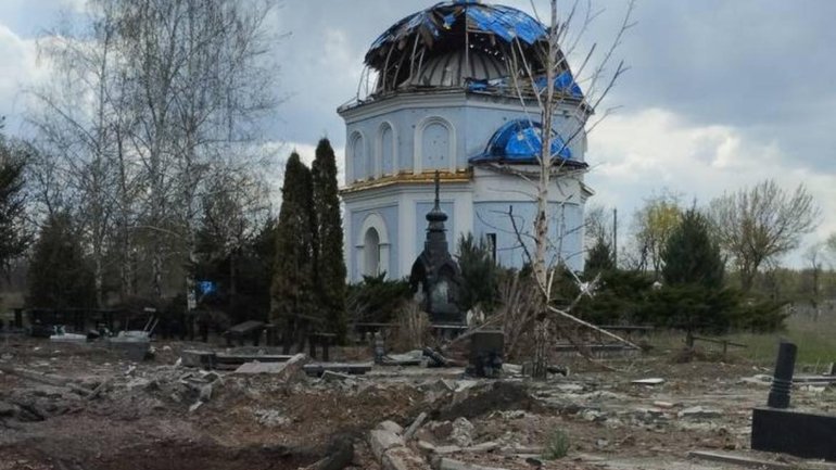 Від російських обстрілів постраждала капличка УПЦ МП на Донеччині - фото 1